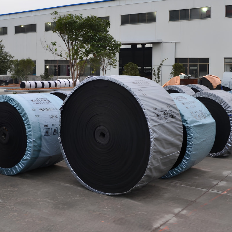 Acid alkali resistant conveyor belt cover surface